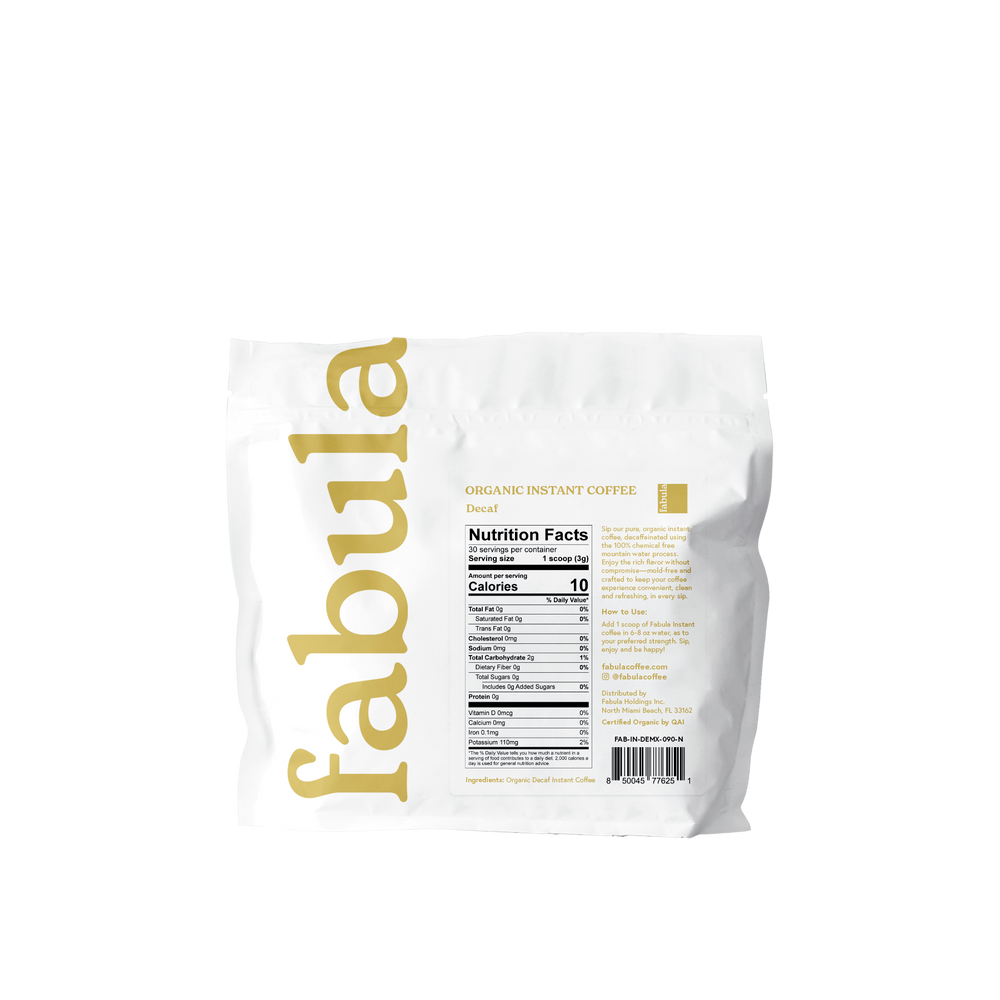 Organic Instant Coffee, Decaf