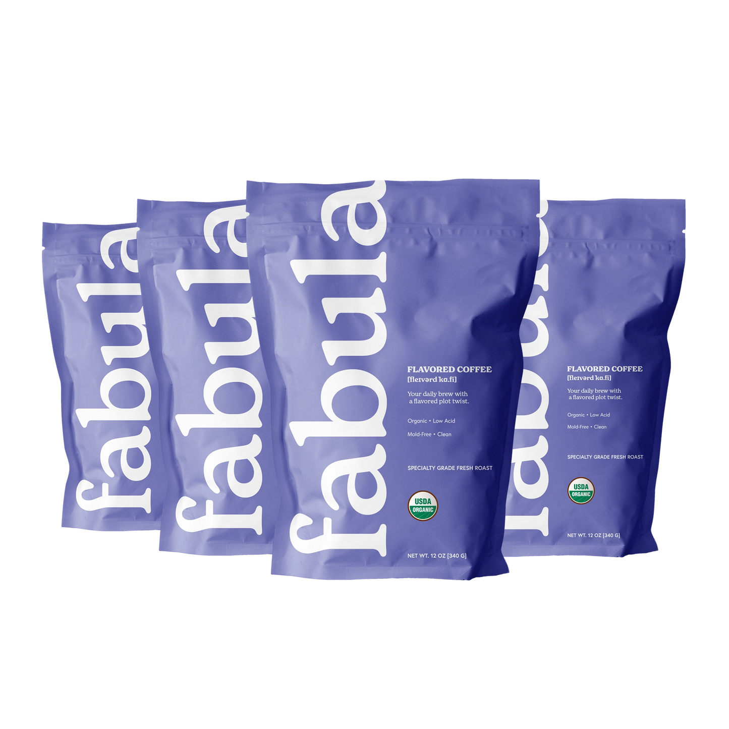 Flavored Sampler Pack, 4 bags, 12 oz